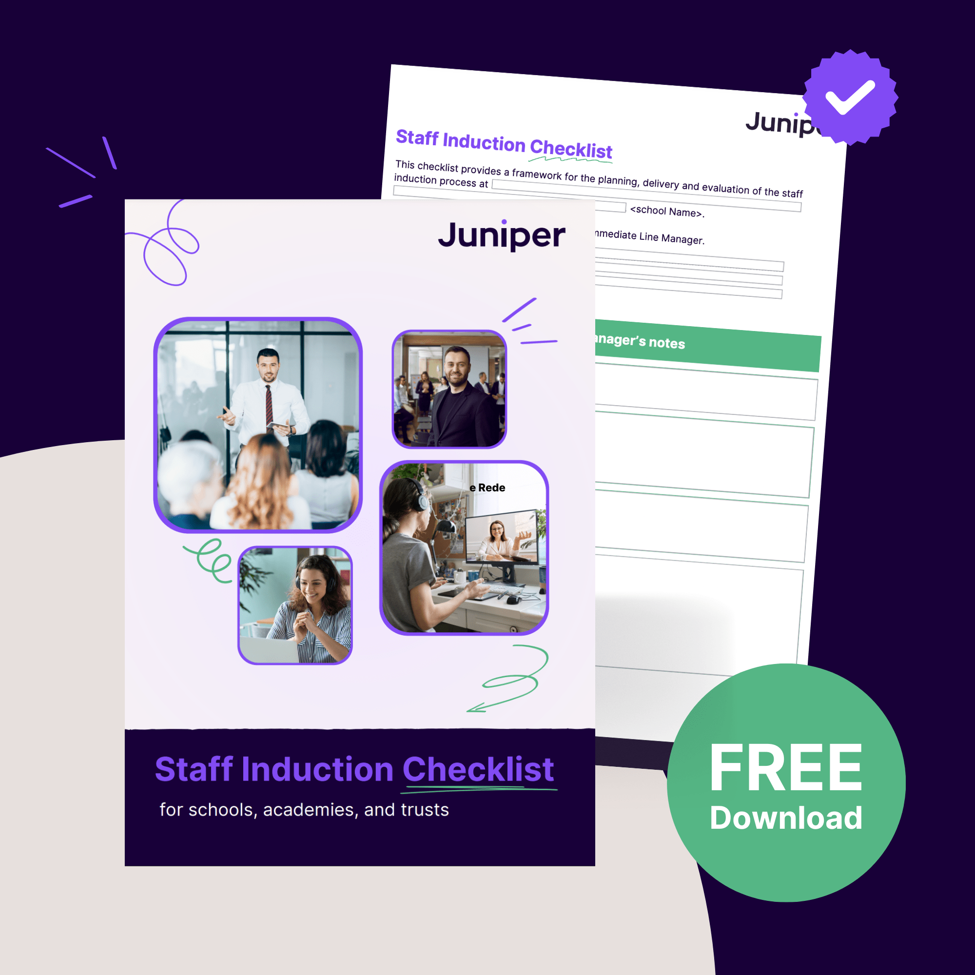 Staff Induction Checklist Juniper Education
